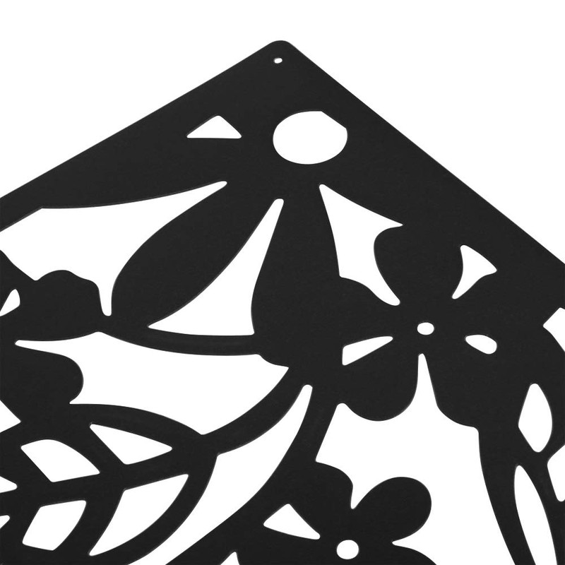 ANMINY 24 PCS Hanging Room Divider Flower Carving Pattern Panels