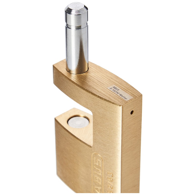 ABUS - 82/63 Monoblock Brass Shutter Padlock Carded - ABU8263C