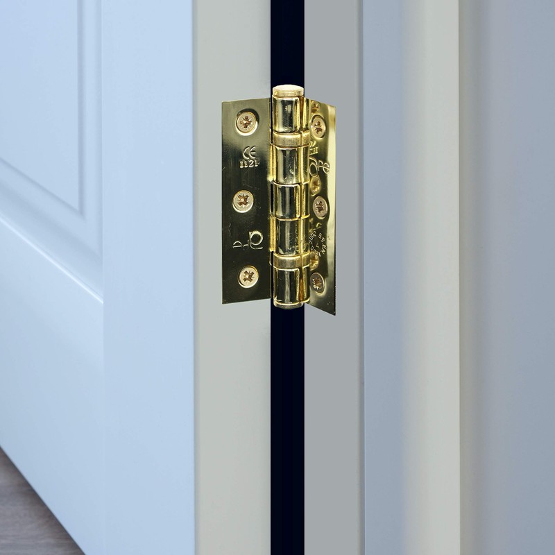Door Hinges 3" 76mm Ball Bearing 1 Pair Pack [2