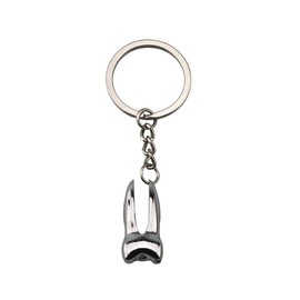 ARFUKA Keyring Metal Teeth Pendant Key Chain Alloy Keyring Unisex Key Organizer Holder Gift for Men and Women