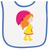 inktastic Girl in Raincoat, Girl with Umbrella, Orange Hair Baby