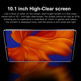 Tablet 10.1-inch 1280*800 IPS Clear Touchscreen Android 13 Tablet 8GB RAM 128GB ROM Expandable Memory, 8000mAh Battery Long Standby Time, BT Connection, Dual Camera, GMS, WiFi