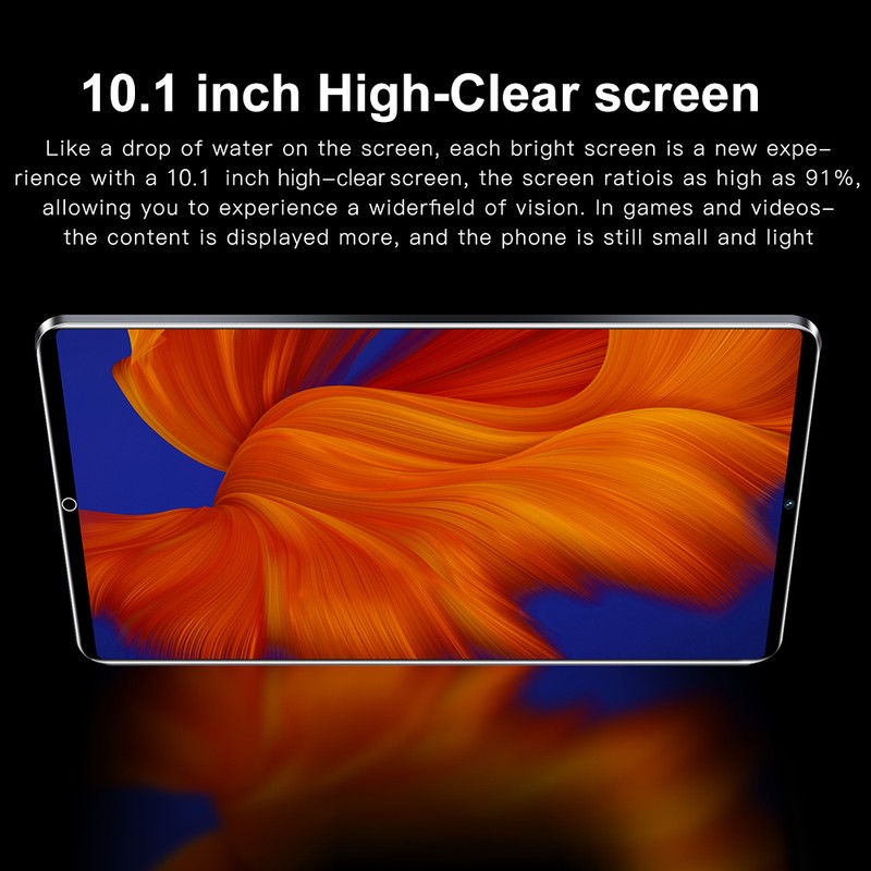 Tablet 10.1-inch 1280*800 IPS Clear Touchscreen Android 13 Tablet 8GB