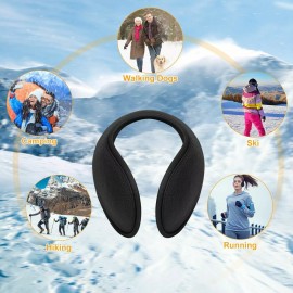 Unbranded Ear Muffs Winter Ear warmers Fleece Earwarmer Men Women Behind the Head Band lot - 1 Pcs, Black