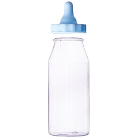 Darice, 12 Piece, 5 inch, Blue Baby Favor Bottle