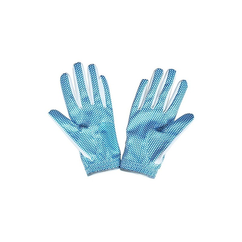 Persons PSGL-16 Women's Two-Handed Gloves, PSGL16, Both Hands, White/Blue, 7.5