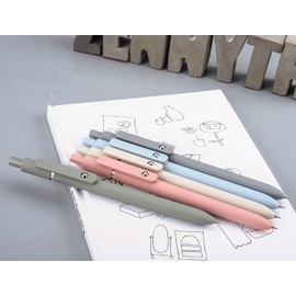 BuYinSheng Gel Pens 5 Pcs 0.5mm Black Ink Pens Fine Point Smooth Writing Pens High-End Series Pens for Journaling Note Taking, Cute Office School Supplies Gifts for Women Men (Black1)