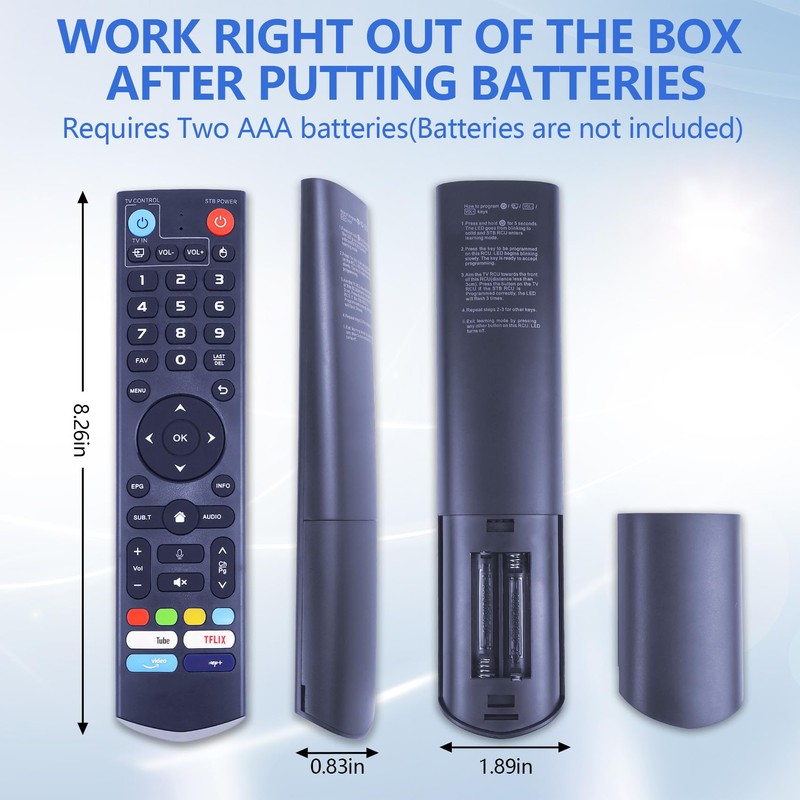 Upgraded V3 Pro Voice Remote Control, Compatible with vSeeBox V1,