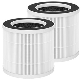 AP-01 Replacement Filter Compatible with Provirtec AP-01 Air Purifier, 4-in-1 H13 True HEPA Filter with Activated Carbon, 2 Pack