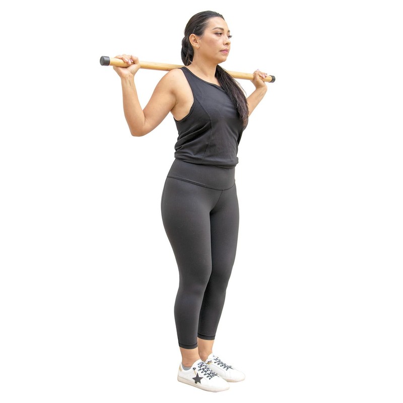 MobileVision 26" Inch Bamboo Stick for Yoga & Sport Fitness,