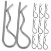 OSALADI 20pcs Hitch Pin Clips Spring Fasteners for Tractors Cotter