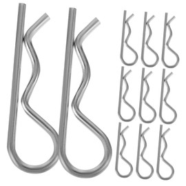 OSALADI 20pcs Hitch Pin Clips Spring Fasteners for Tractors Cotter Easy to Use for Mechanical Applications