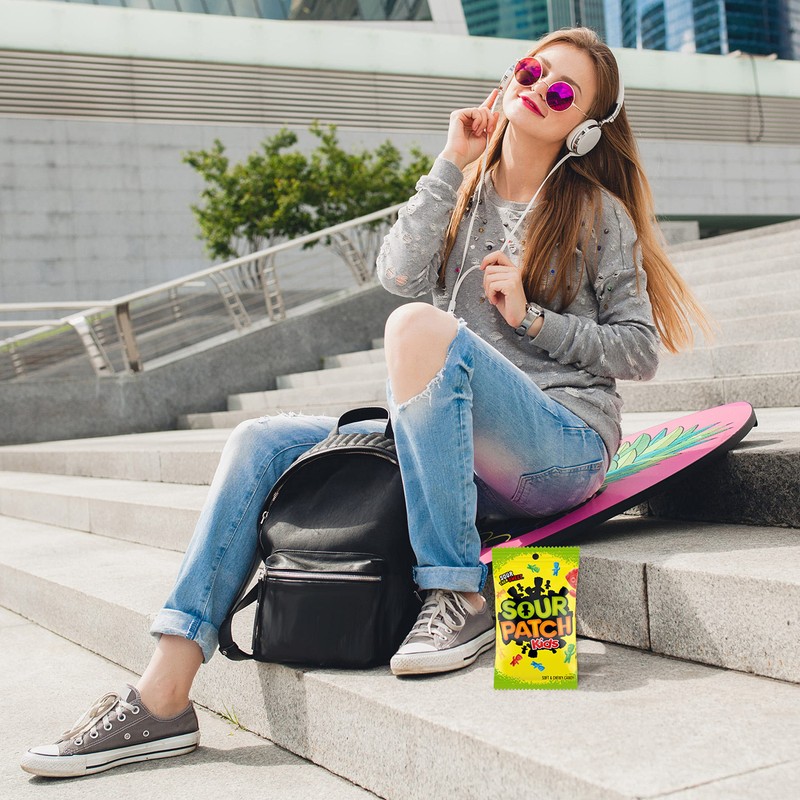 SOUR PATCH KIDS Soft & Chewy Candy, Bulk Candy, 12