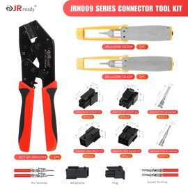 JRready ST6544 Micro-fit 3.0 4pin 6pin Connector Kit Crimper Pin Removal Tool Electrical Power Wire Crimps Contact 20-24AWG Standard Molex 3.0mm Pitch Connectors