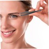 Beavorty 4pcs Stainless Steel Eyebrow Tweezers for Precision Trimming and