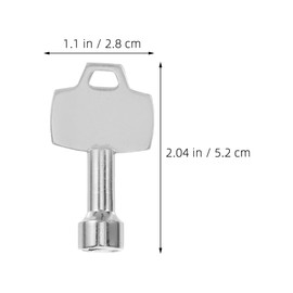 4Pcs Triangular Lock Trash Cans Litter Bin Spanner Keys for Community Rubbish Bins Compact Triangle for Outdoor Garbage Cans