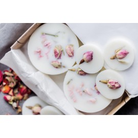 Stoneglow Elements Collection - Light - Blush Rose & Peony 124g Scented Soy Wax Melts (Pink)