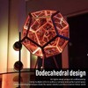 Acogedor Dodecahedron Light, USB 3D Cube Light, LED Desk Table