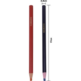 Dwuww 9 Pcs Assorted Colors Peel-Off China Marker Grease Wax Pencils for Glass, Garments, Cellophane, Fabric, Wood, Metal, Art Crayons Marking Pencils Paper-Wrapped Writing and Correction Supplies