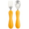 MARCUS & MARCUS Easy Grip Spoon & Fork Giraffe