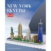 dOvOb Architecture New York Skyline Micro Mini Blocks Building Set,