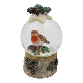 Widdle Wonderland Christmas Robin Mini 45mm Snow Globe Waterball 4316