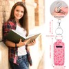 KUKEANVO Lipstick Holder | Lip Balm Holder Keychain with Carabiner