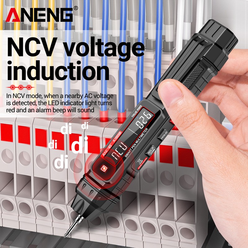 ANENG A3005A/B Digital Intelligent Professional Multimeter Sensor Pen Phase Sequence