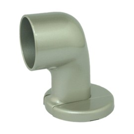 Polar Bear BR-609 C-Shaped Bracket Direct Stop, 1.4 inches (35 mm), Silver (Handrail Installation Part)