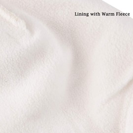 Toddler Winter Hat with Mittens Set - Baby Kids Warm Knit Beanie Hat with Earflap and Fleece Thick Gloves for 1-3 Years