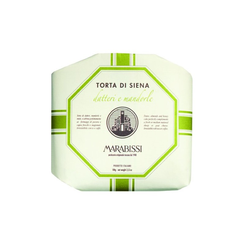 Pasticceria Marabissi Torta Datteri e Mandorle, Panforte with Dates and