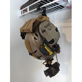 Bump and Tactical Helmet Hanger Gear Mount Holder Storage Rack (Olive Green)