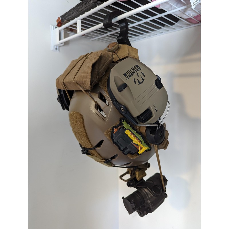 Bump and Tactical Helmet Hanger Gear Mount Holder Storage Rack