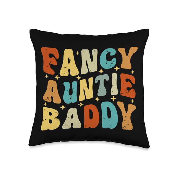 Fancy Auntie Baddy - Funny Family Vacation - Thanksgiving Throw
