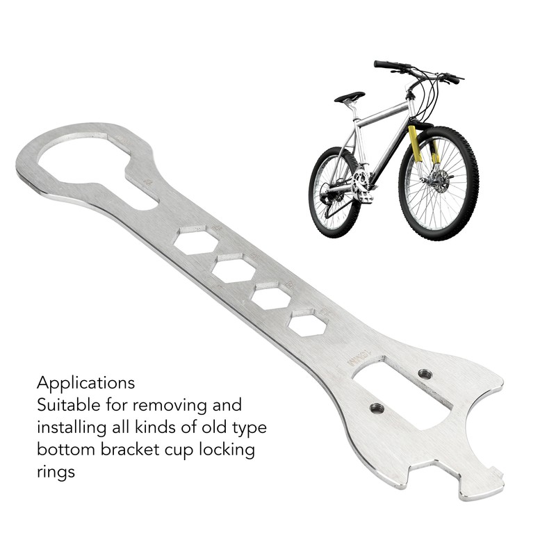 Bottom Bracket Wrench Stainless Steel Bike BB Removal Tool for