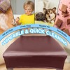 PU Leather Seat Covers for Dining Chairs Set of 4