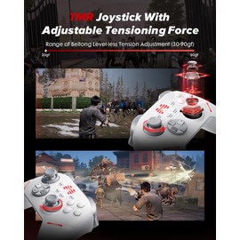 BEITONG KP40 Wireless Controller for PC, Switch/Switch 2, Android, TV, Steam Deck, Precision Adjustable TMR Joysticks, TMR Triggers, Optical Buttons Bluetooth & 2.4g Gamepad with 1000Hz Polling Rate