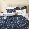 PPOLCA Twin Size Space Kids Bedding Set for Boys, 5