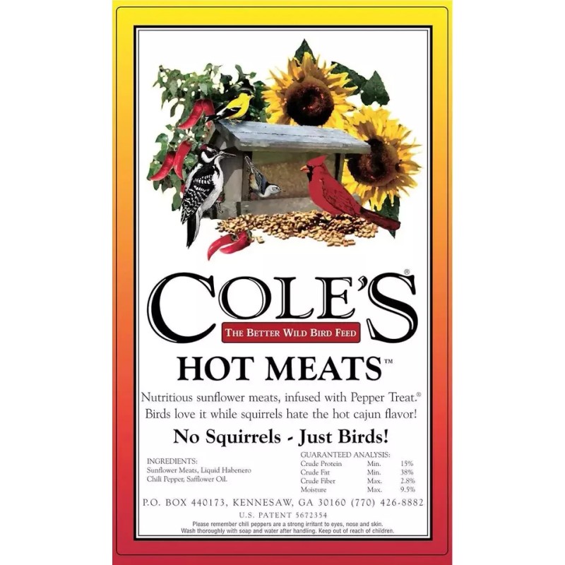Coles Wild Bird Products Cole's HM10 Hot Meats Bird Seed,