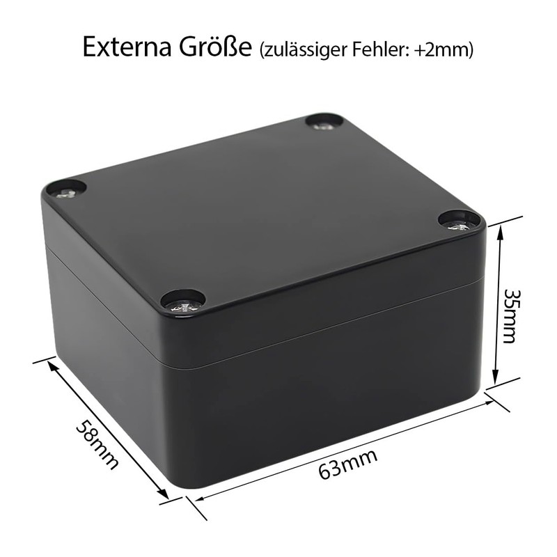 LeMotech Project Box ABS Plastic Distribution Box IP65 Waterproof Electrical