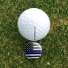 GRAPHICS & MORE Thin Blue Line American Flag Golf Divot