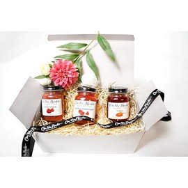 On the Rocks Gourmet Jam Trio: Strawberry Margarita, Watermelon Lemonade, Hot Pepper