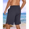 difficort Mens Swim Trunks Quick Dry Bathing Suit 9 inch