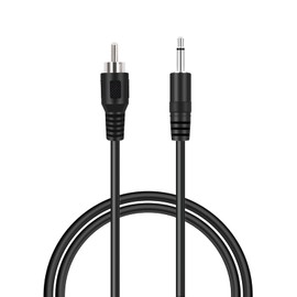 Bolvek 3ft RCA Male to 3.5mm 1/8 inch Monaural Mono Male Plug Jack Connector Audio Converter Cable for Pre-Amp Subwoofer Soundbar Speakers