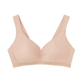 GUNZE EB9008N Women's Sports Bra, Light Sports Bra, Deodorizing Treatment, New Beige, LL