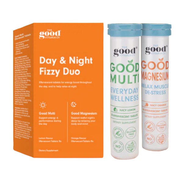 The Good Vitamin CO Day & Night Fizzy Duo Effervescent Tablets 2 x 15