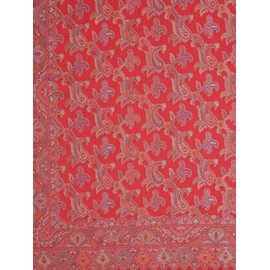 Weavers Villa Women's Pashmina Wool Blend Indian Handicraft Woven Shawls, Scarf, Wraps [Large Size: 40" X 80"]