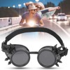 ABS Industrial Vintage Spiked Steampunk Unique Goggles Cycling Glasses Double