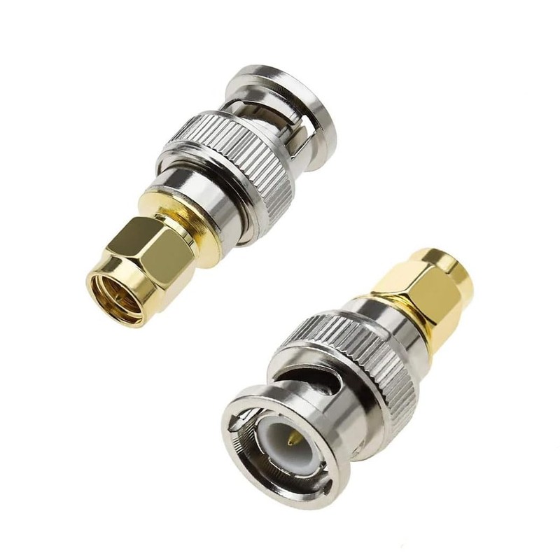 DHT Electronics 2pcs RF coaxial Coax Adapter SMA Male to