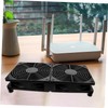 Operitacx USB Kühlventilator für Computer Tragbarer Kompakter Lüfter mit Dualen